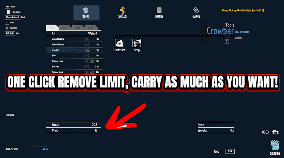 Thief Simulator — Bottomless Pockets (Slot) (screenshot 2)